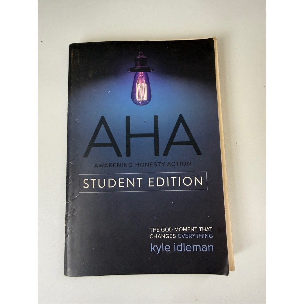 AHA Student Edition Kyle Idleman Awakening Honesty Action Paperback Book